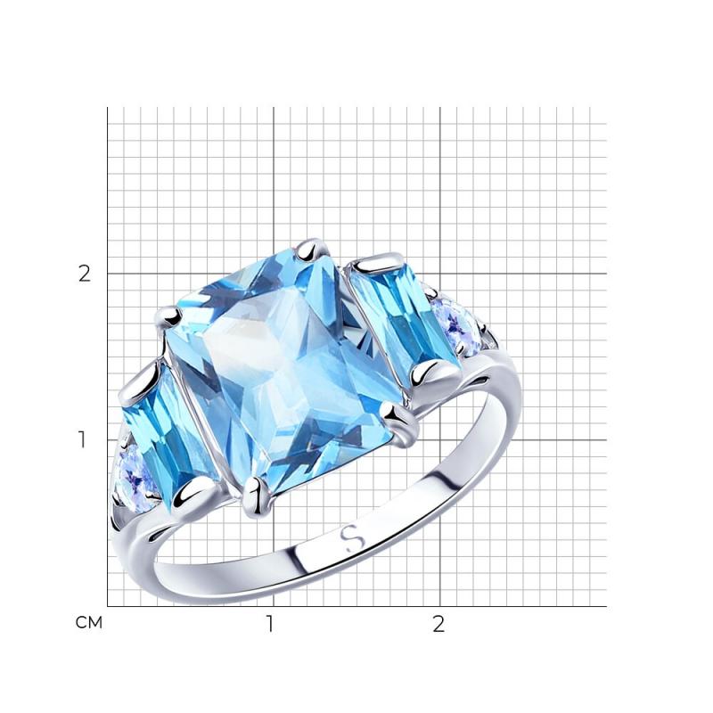 Кольцо из серебра 94012800