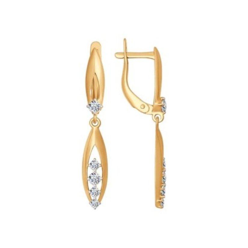 Серьги из золота 026664
