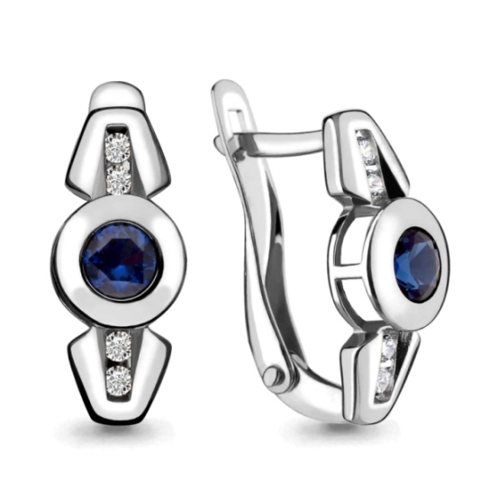 Серьги из серебра 46110Н