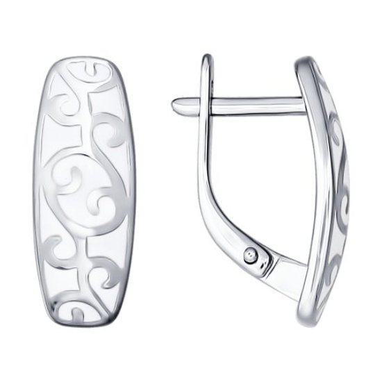 Серьги из серебра 94021524