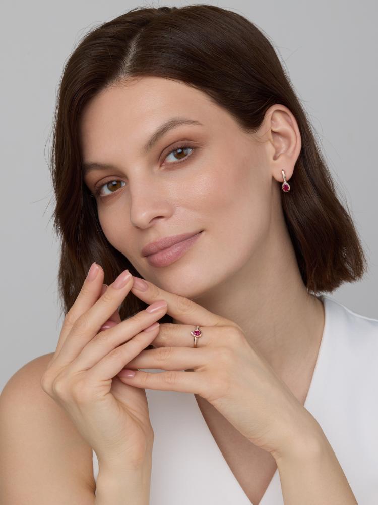 Серьги из золота 26192-103