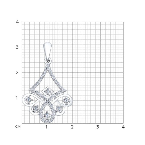 Подвеска из серебра 94031820