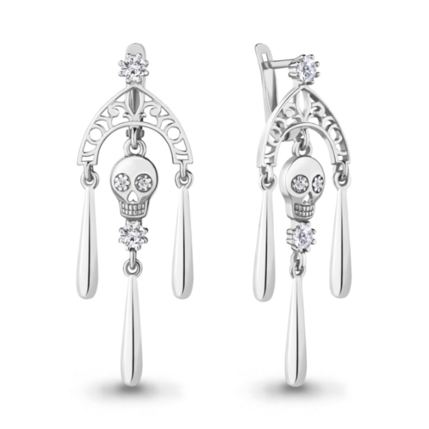 Серьги из серебра 48745А