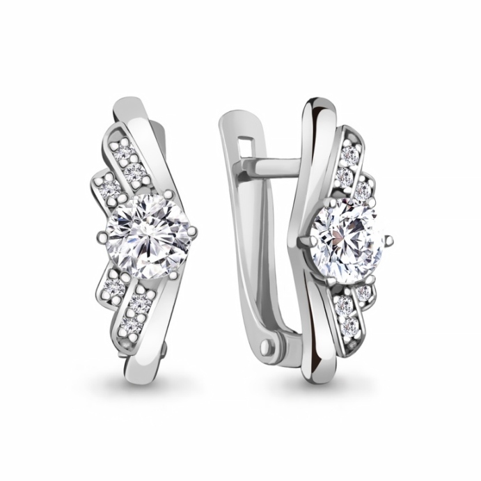 Серьги из серебра 48785А