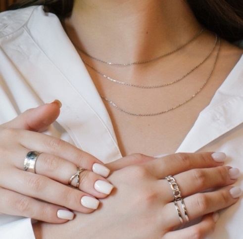 Кольцо из родированого серебра 925 пробы 0101588-00245