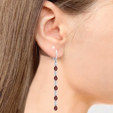 Серьги из серебра 4760203А