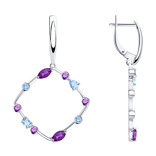 Серьги из серебра 94023636