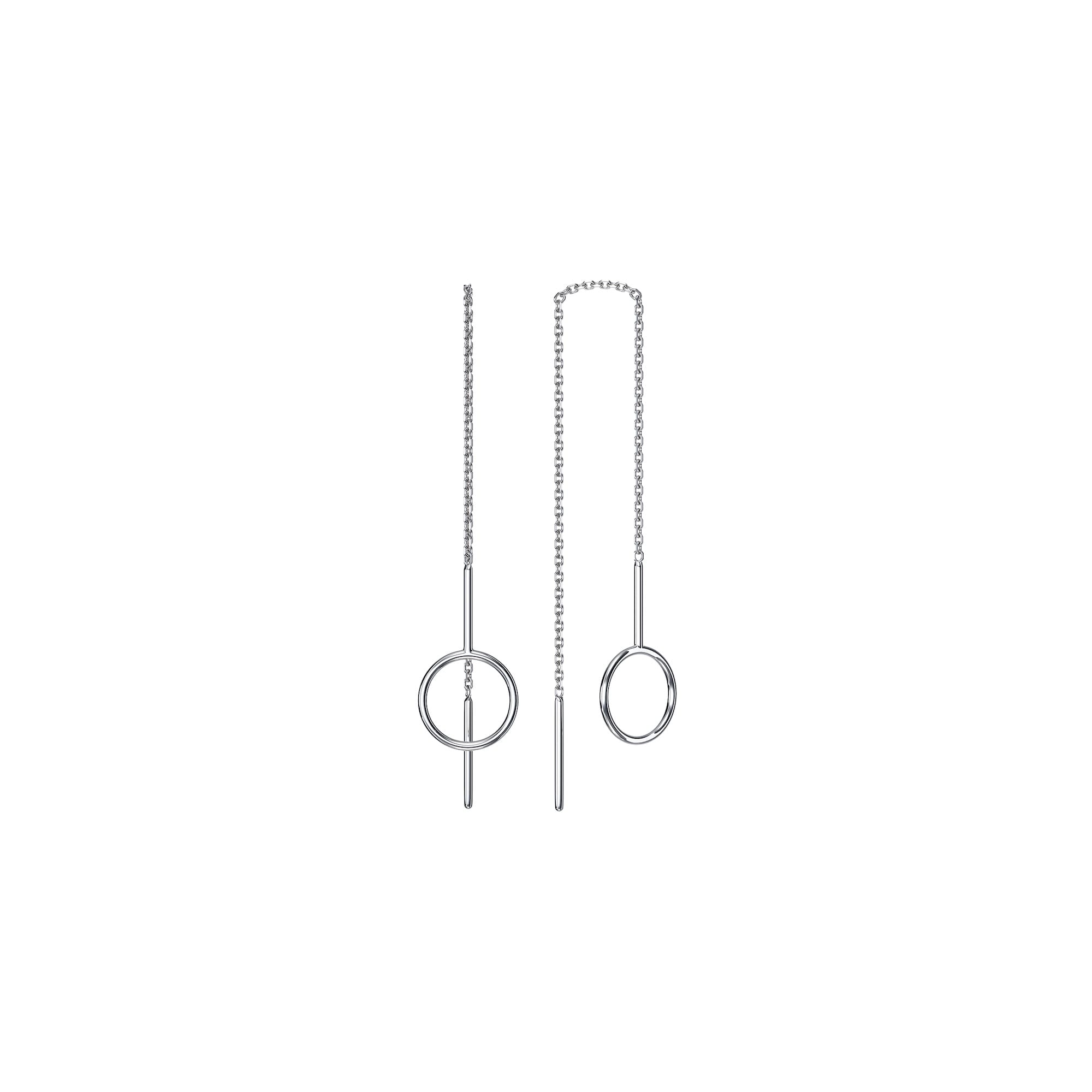 Серьги из серебра НС22-347-3