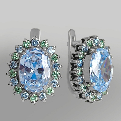Серьги из серебра с2370