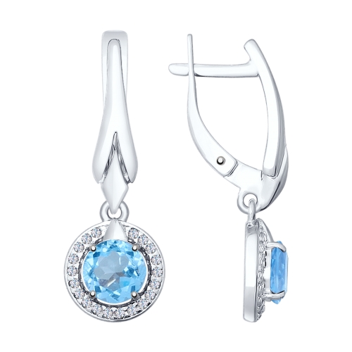 Серьги из серебра 92021609