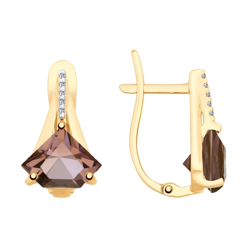 Серьги из золота 725713