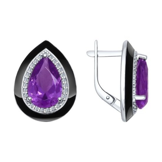 Серьги из серебра 92021449