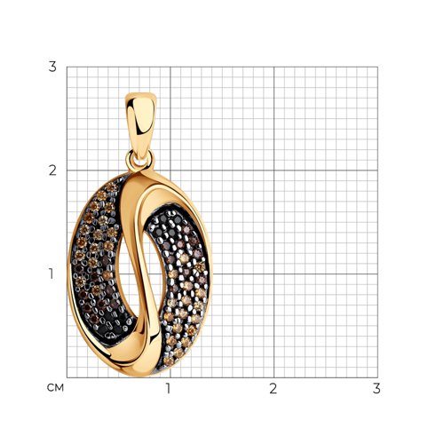 Подвеска из серебра 93030416
