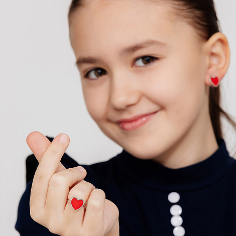 Серьги из серебра 02-3033/ЭМ24-00