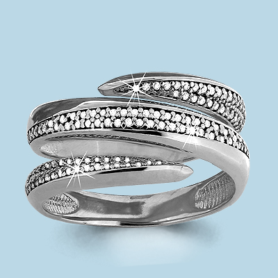 Кольцо из серебра 63660А