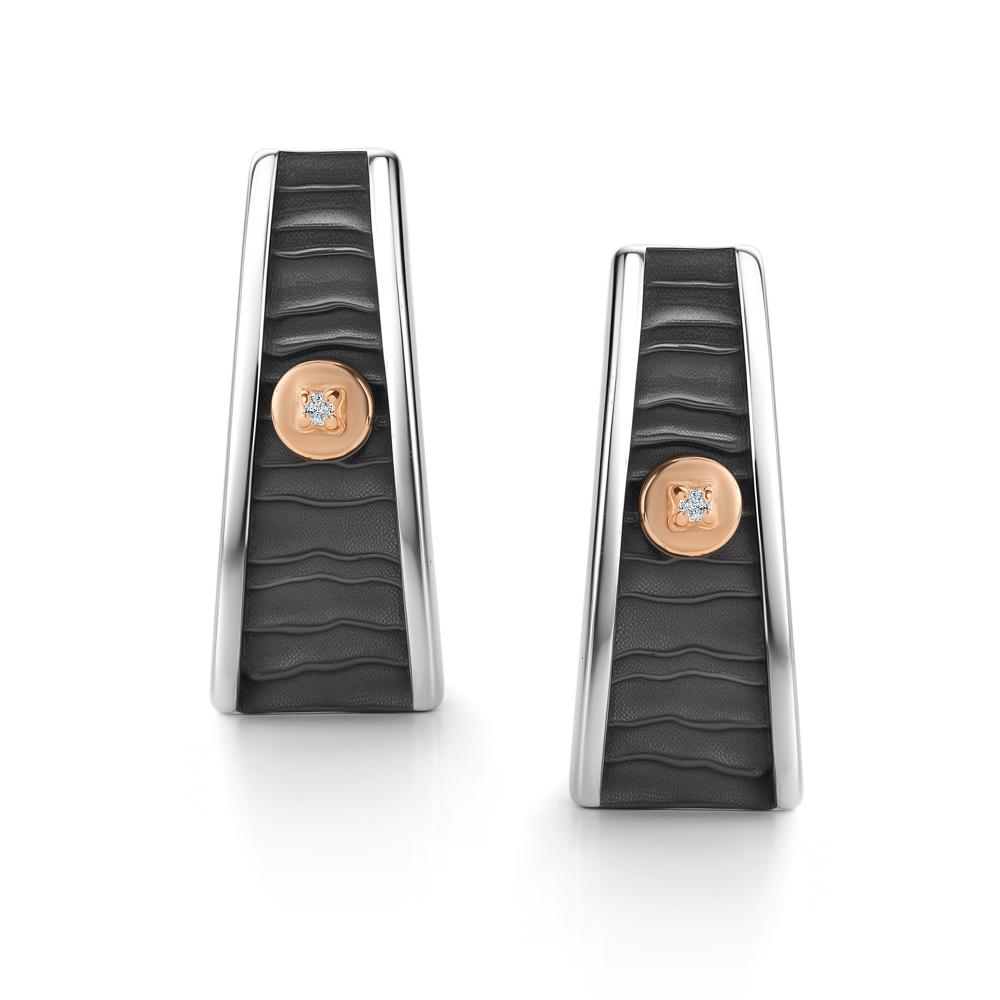 Серьги из серебра 02-4240/000Б-17