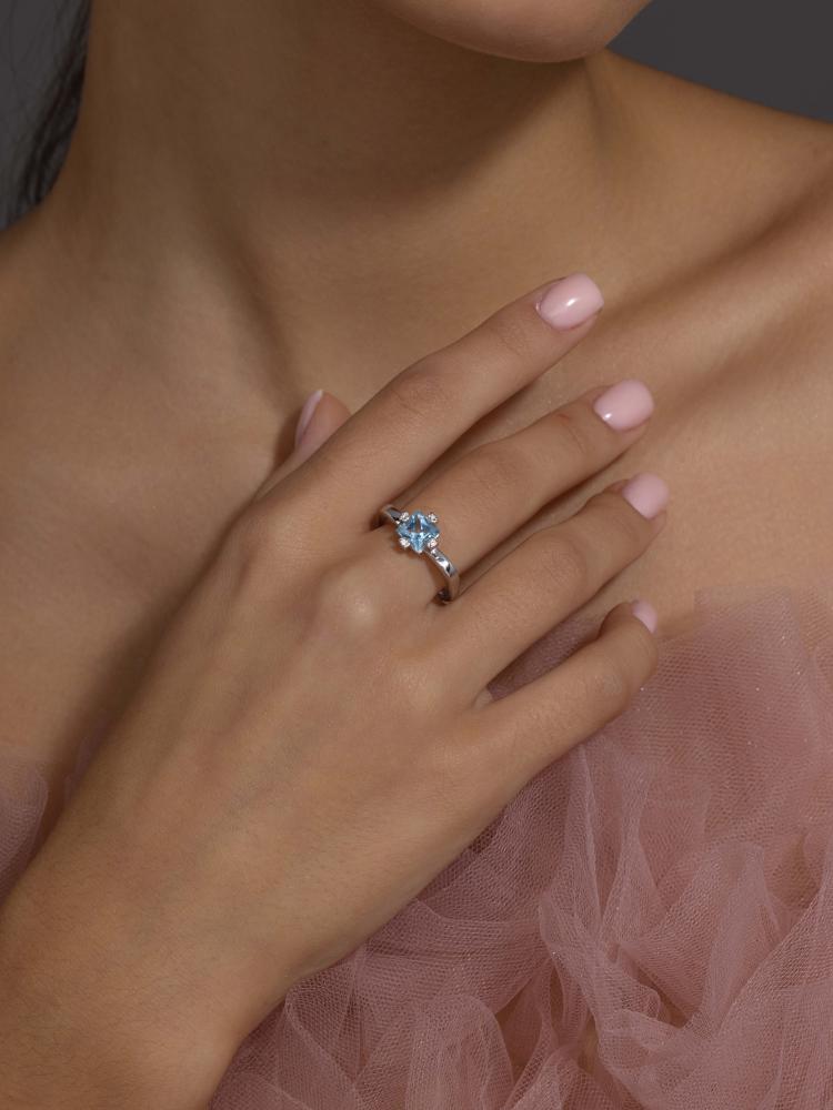 Кольцо из серебра 01-4002/00ТБ-00