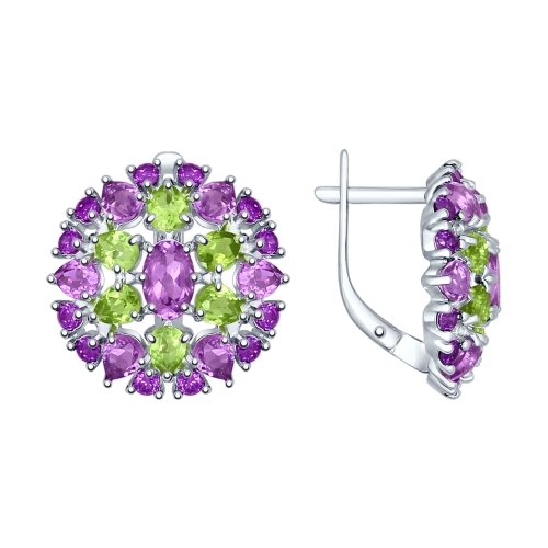 Серьги из серебра 92021371