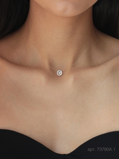 Колье из красного золота 585 пробы 73790А