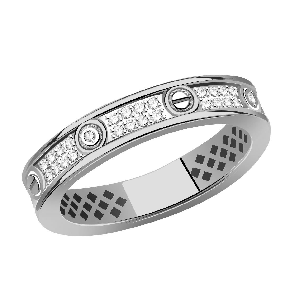 Кольцо из серебра с110387