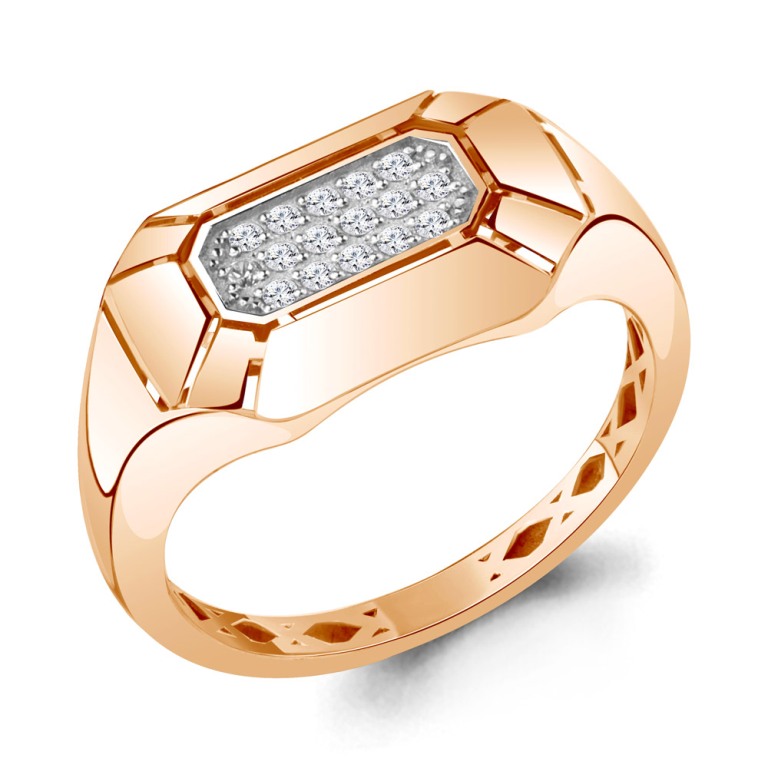 Кольцо из красного золота 585 пробы 67986