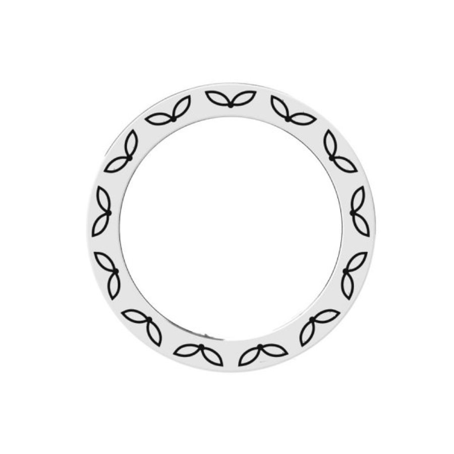 Кольцо из родированого серебра 925 пробы 0101653-00885