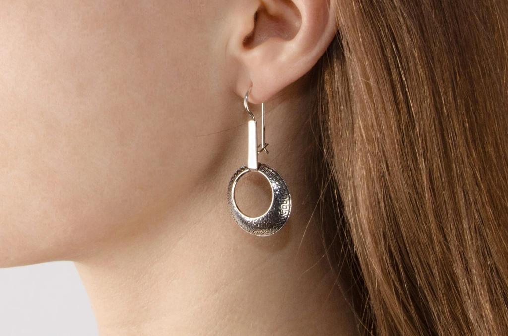 Серьги из серебра СЛ016-04-75