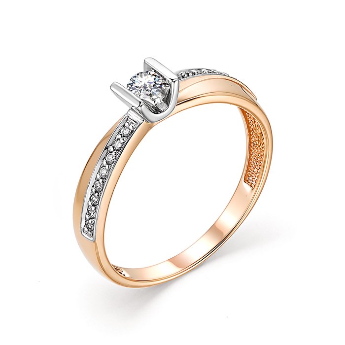 Кольцо из золота 585 пробы К0555-120 с бриллиантом