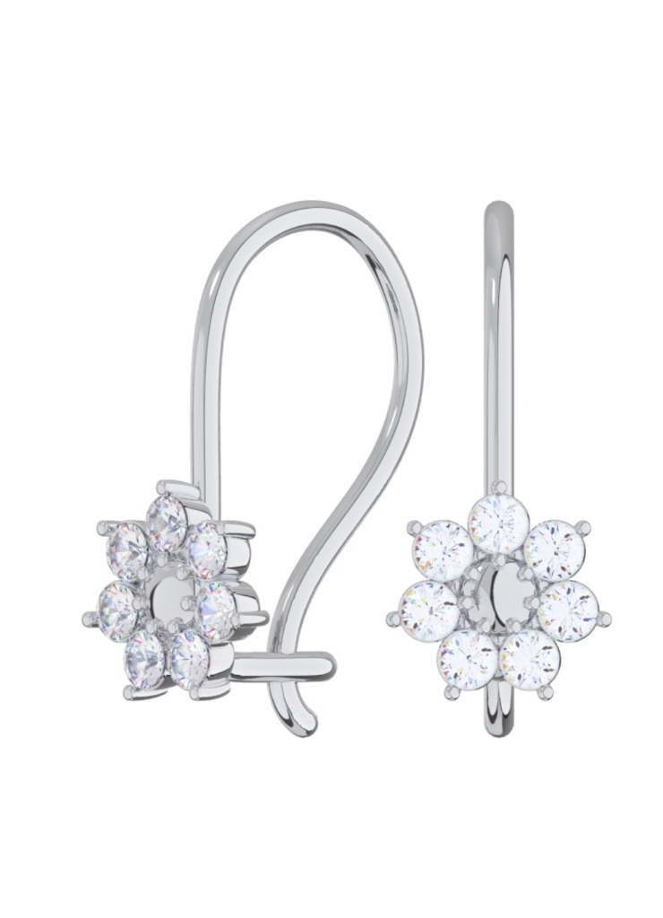 Серьги из серебра 0201697-00775
