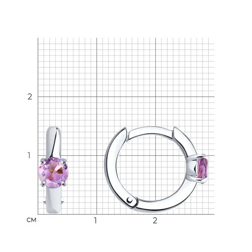 Серьги из серебра 92022394