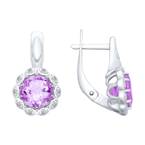 Серьги из серебра 92021735