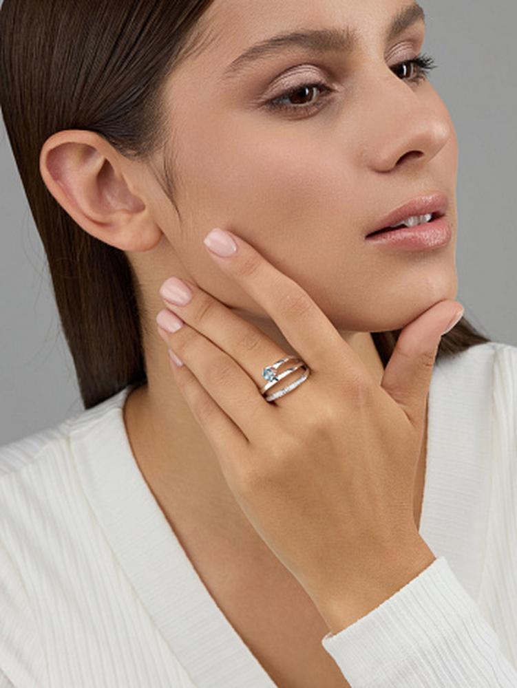 Кольцо из серебра 01-4294/00ТБ-00