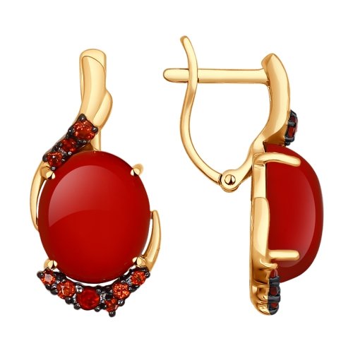 Серьги из золота 724182
