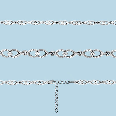 Браслет из золота 585 пробы 71271А  Белый