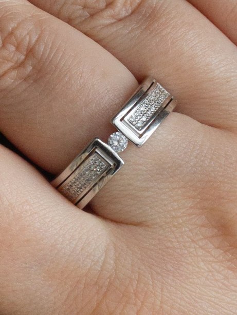 Кольцо из серебра с110678