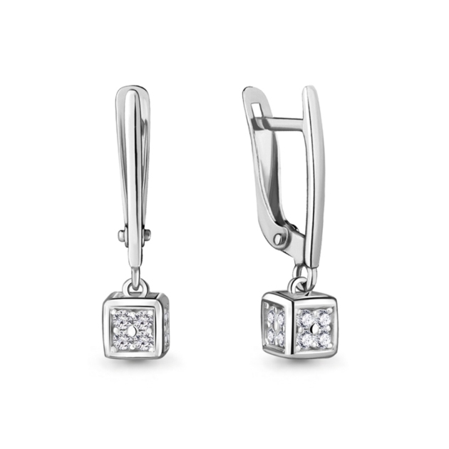 Серьги из серебра 48068А