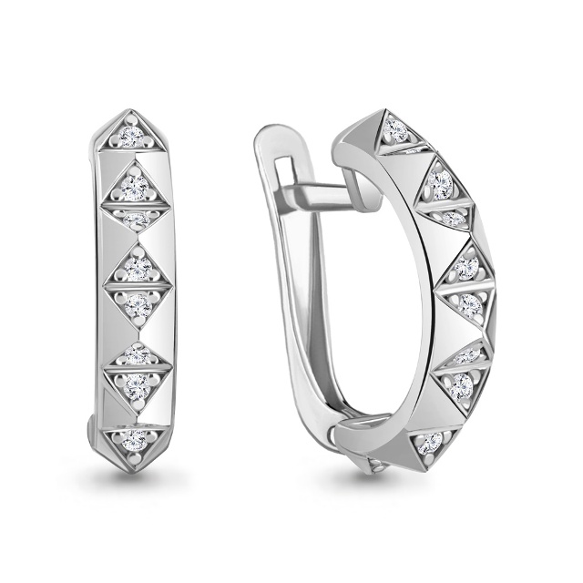 Серьги из серебра 49912А
