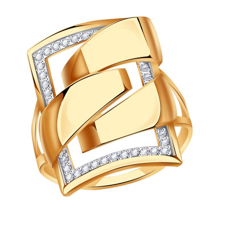 Кольцо из красного золота 585 пробы кл3854-01