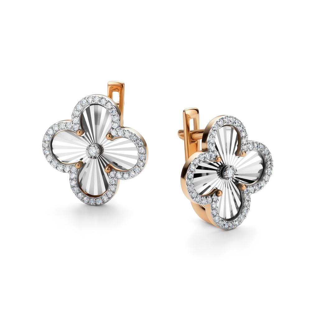 Серьги из золота 26162-100