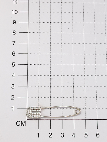 Брошь из серебра 04-2295/00КЦ-00