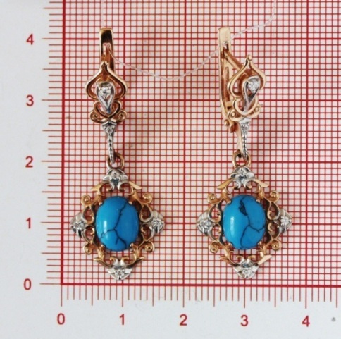 Серьги из золота кл789а-11