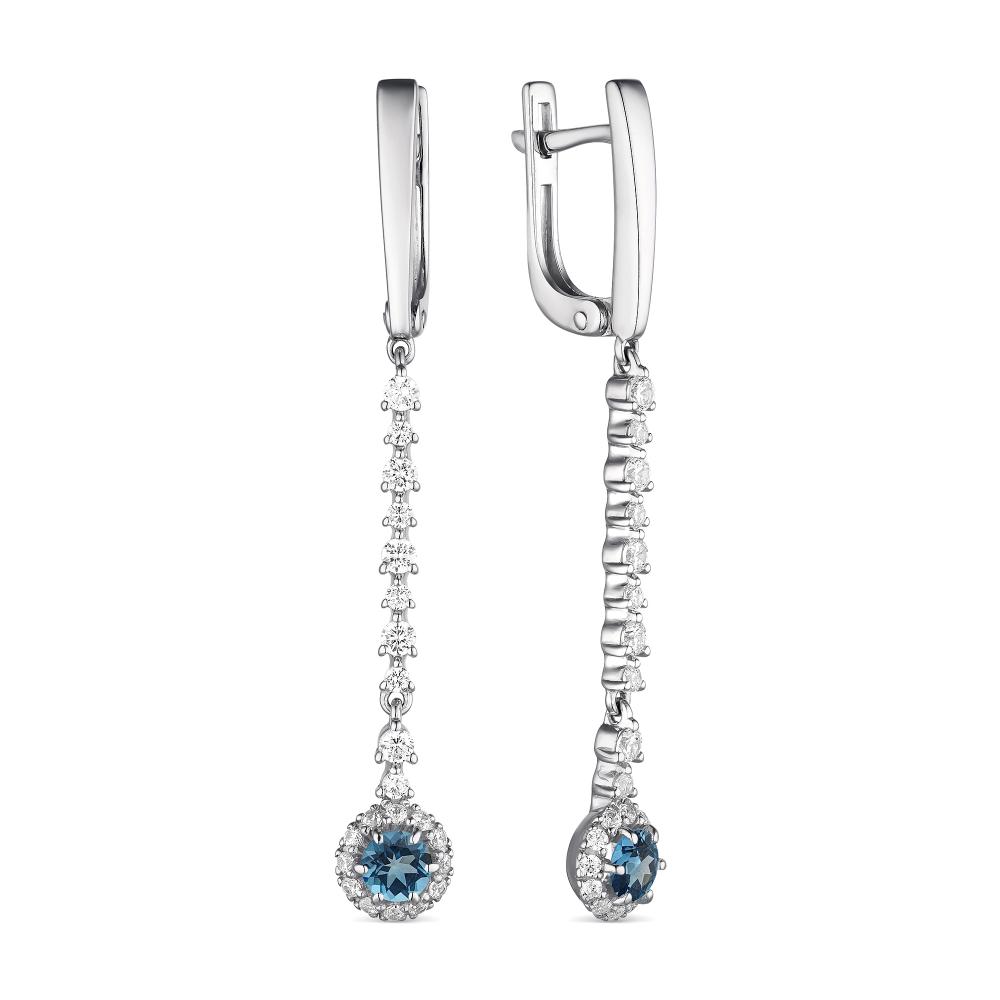 Серьги из серебра 02-1782/00ТЛ-00