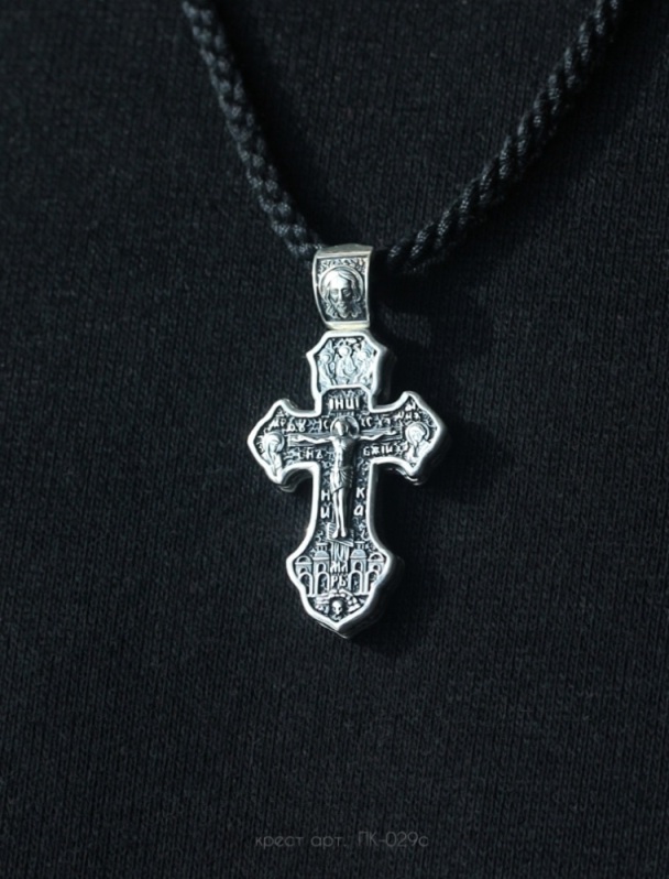 Крест из серебра ПК-029с
