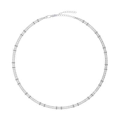 Колье из серебра НХ22-1809Р-3 д. 0,4 мм