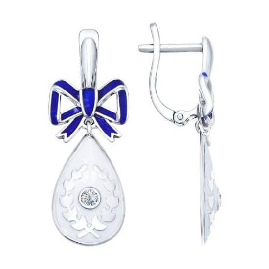 Серьги из серебра 94022003