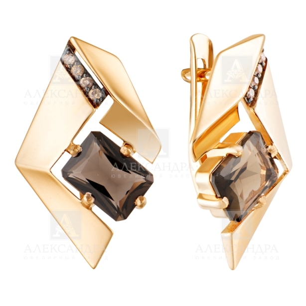 Серьги из золота кл4073а-4-01