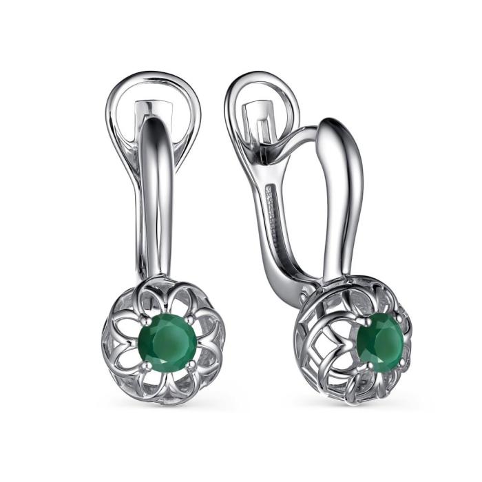 Серьги из серебра 02-3149/00АГ-00