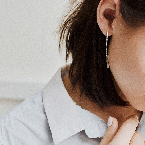 Серьги из золота 23369-200