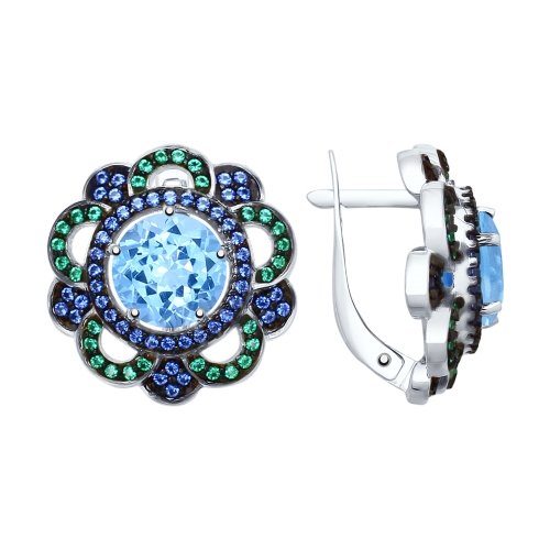 Серьги из серебра 92021592
