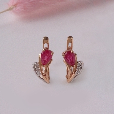 Серьги из золота С1221-6391